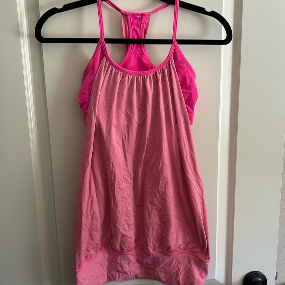 Lululemon Top - Size 4 - Pink Racerback Tank
